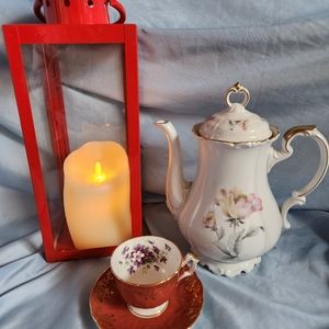 Beautiful Edelstein Bavaria Maria Theresa Irish Rose Teapot Made In Germany